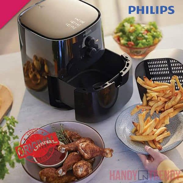 Original Philips 1400-W Essential Air-Fryer HD9200 1