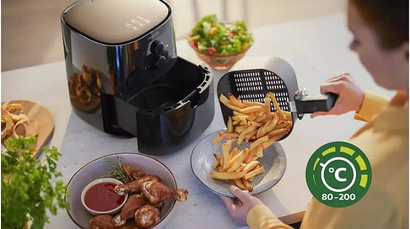 Original Philips 1400-W Essential Air-Fryer HD9200 5