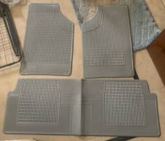 universal 3 pcs car floor rubber mats