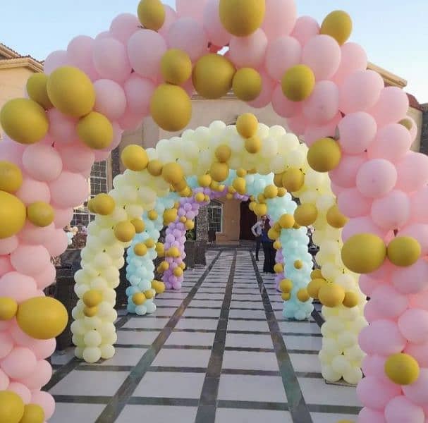 Balloon arch & Baloon decoration /birthday planner Magician magic show 3