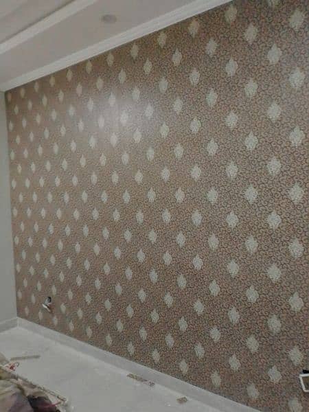 Wallpaper/PVC Pannels/wooden floor/Vinyle Floor 4