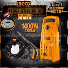 INGCO Electric High Pressure Car Washer 130 -Bar Carbon Brush Motor