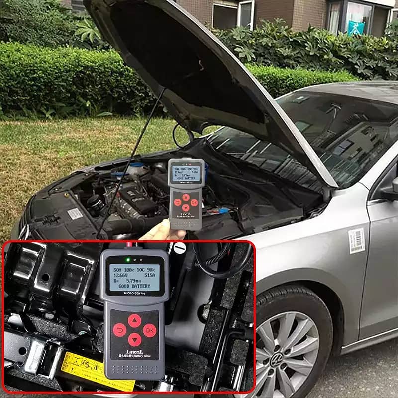 12V Car Solar Motorcycle Battery Tester Automotive Analyzer Diagnostic 5