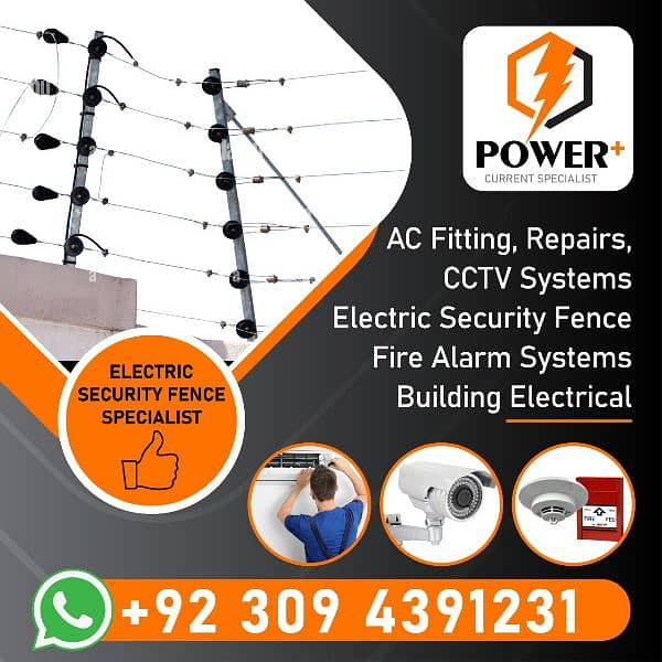 Electric fence Security System & gate automation 8