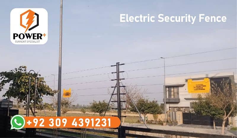 Electric fence Security System & gate automation 9