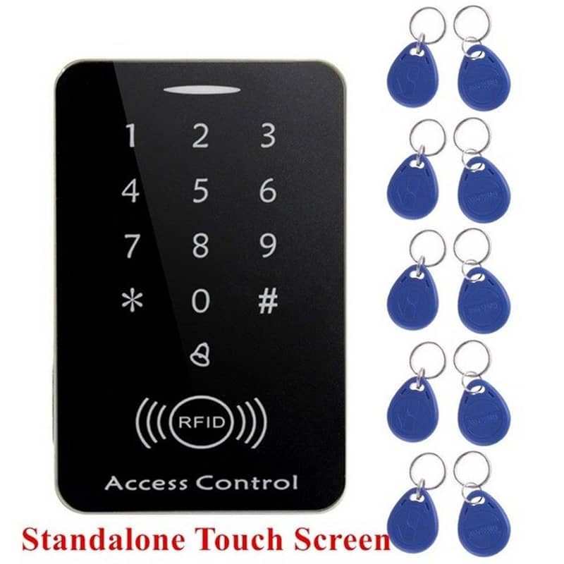 Access Control Touch Keypad System Door Opener RF ID based 0