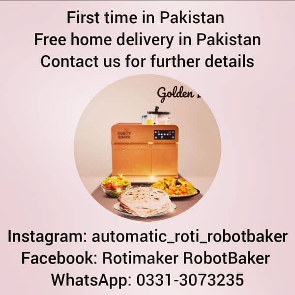 Roti Maker Machine Automatic Robot Baker 1