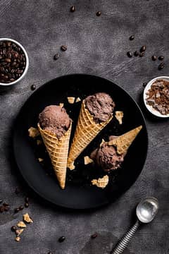 any person start a cone ice-cream contact us