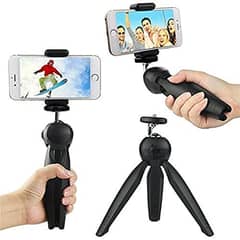 YT 228 Portable Adjustable Mini Tripod For Mobile phone and Camera Wit