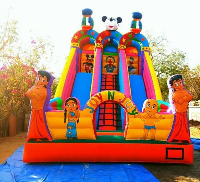 Birthday party # Balloon decoration #Magic Show # jumping castle slide 8