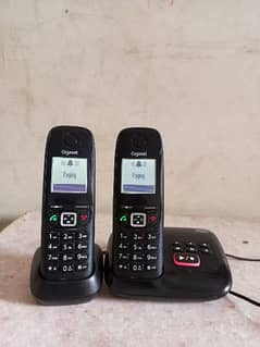 UK imported Siemens twin cordless phone with intercom answer machine