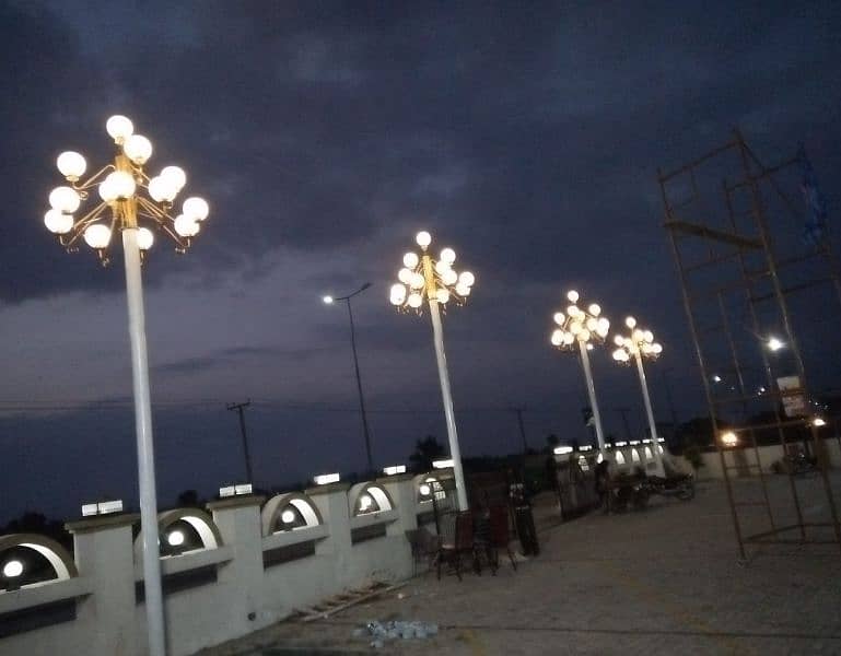 Street Light Poles Fancy | Tubular | Octagonal & Stadium Poles 1