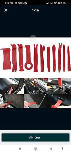 Car Door Clip Panel Trim Removal Tools Kit Auto Interior Hand D