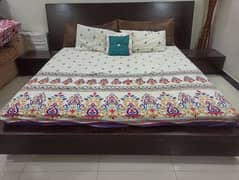 King size Double Bed Set with Mattress