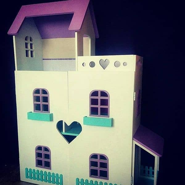 wooden doll house 1