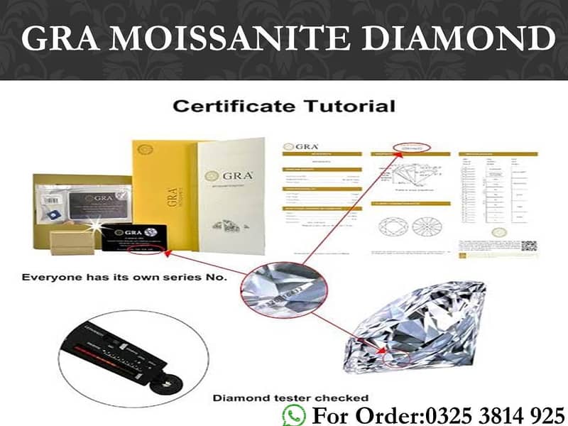 Moissanite diamond silver jewellery 3