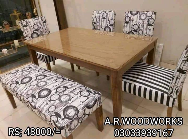 DINING CHAIRS / DINING TABLE / SOFA CHAIRS / DINING SET / BEDROOM SET 9