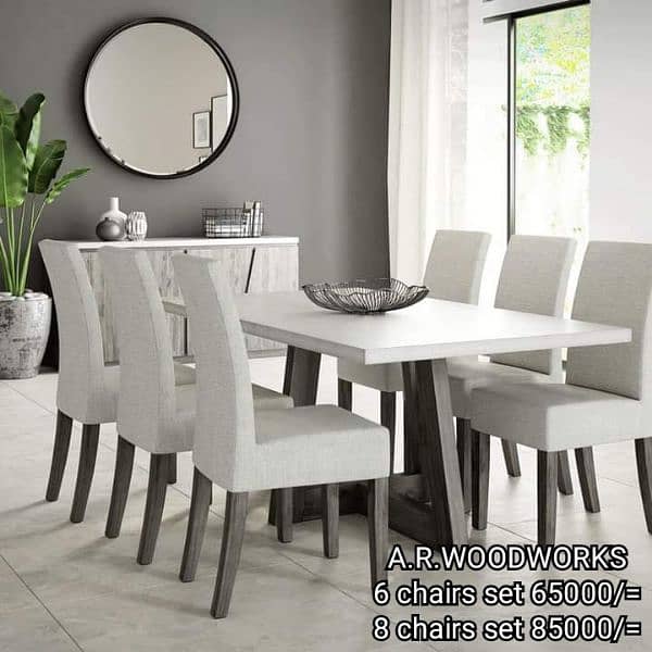 DINING CHAIRS / DINING TABLE / SOFA CHAIRS / DINING SET / BEDROOM SET 13