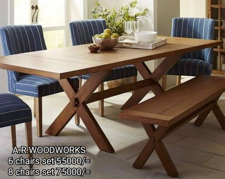 DINING CHAIRS / DINING TABLE / SOFA CHAIRS / DINING SET / BEDROOM SET 14