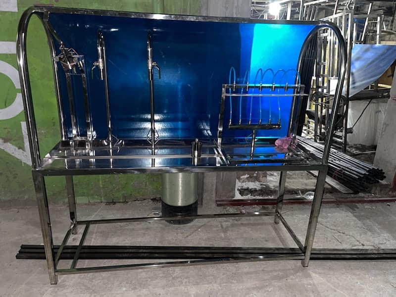 RO Mineral Water Plant Auto1 Ton. Water Filtration Plant New Parts 1