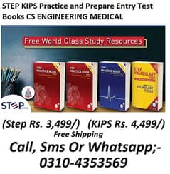 STEP KIPS Practice and Preparation Entry Test Books Prep Medical Engin 0