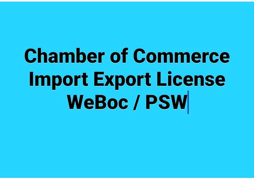 FBR, NTN, SECP, Chamber of commerce, Webox, Ipo, Trade mark, Company 3