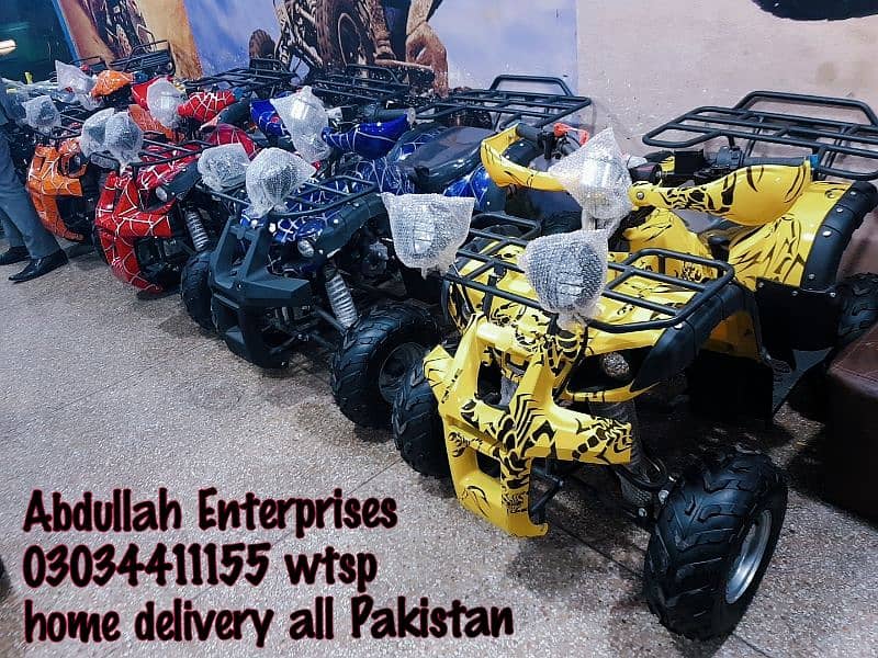 dubai import petrol atv  Abdullah Enterprises 4 wheels delivery all Pk 12