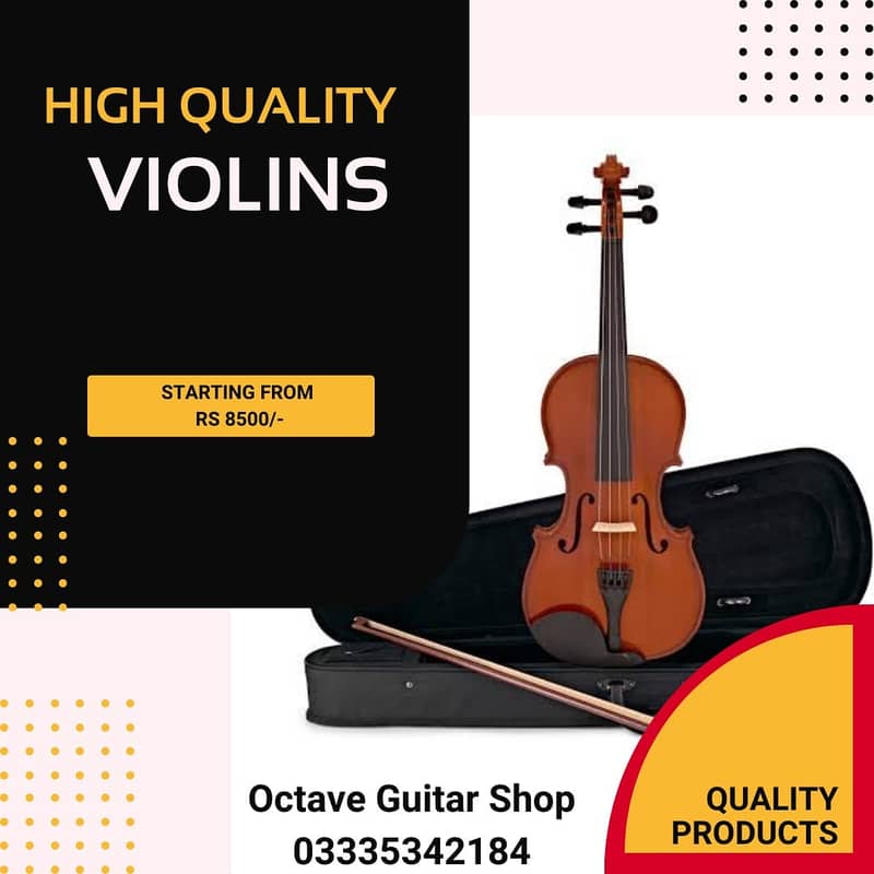 High Quality 4/4 Violins | Ukuleles | Guitars  | Mendolin | Harmonicas 2
