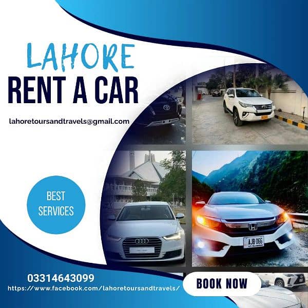 Lahore rent a car ,Landcruisor v8, prado, Fortuner, Corrolla , Civic 0