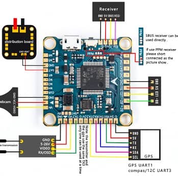 F4 V3S PLUS FLIGHT CONTROL BOARD