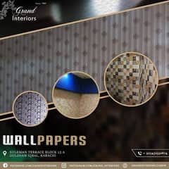 wallpapers articales wpvc panels vinyl flooring by Grand interiors