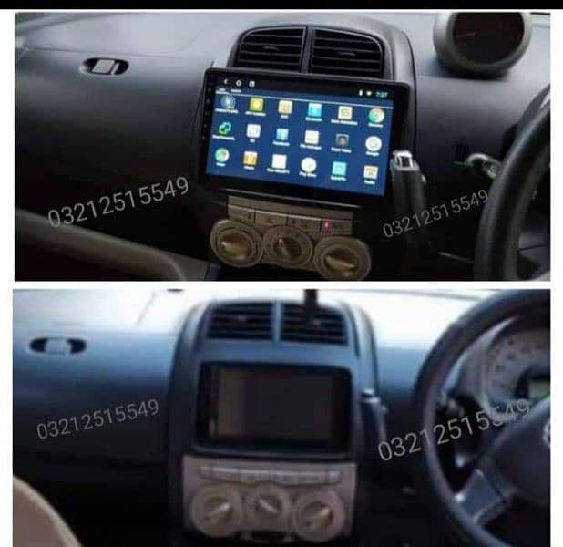Toyota Passo 2007 Android LCD navigation panel 0