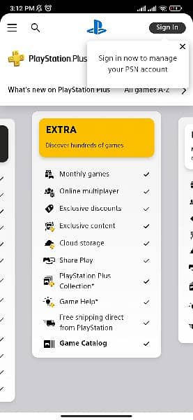 Ps plus Extra & Premium Available Digitally 0