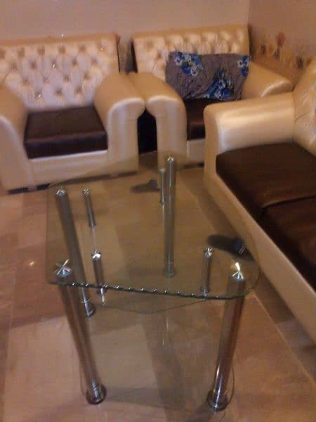 glass mirror table 3 glass mirror sofa table only condition very good 3