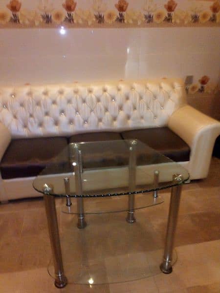 glass mirror table 3 glass mirror sofa table only condition very good 7