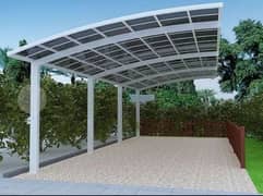 PVC Tensile Car Parking Shed