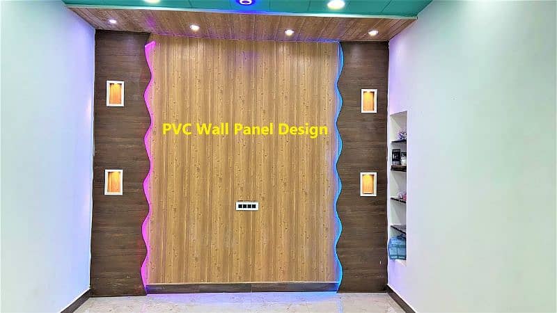 wallpaper, pvc, blinds, wooden & venil floor, artifical grass, paint 2