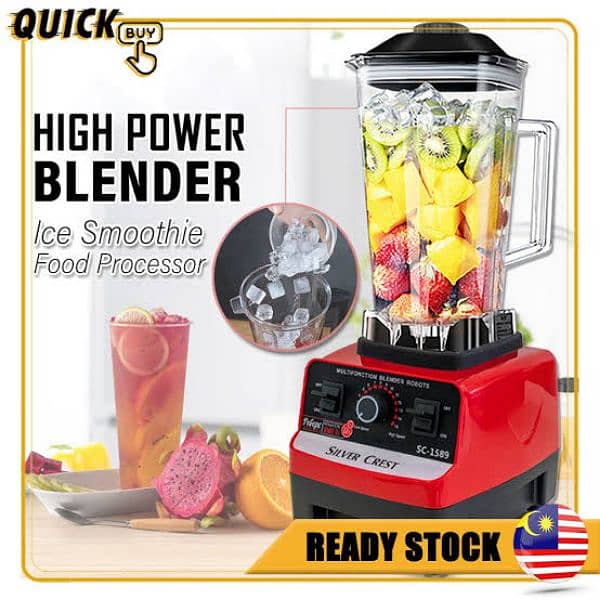 Imported Silver Crest Mixer Juicer High Power Blender 0