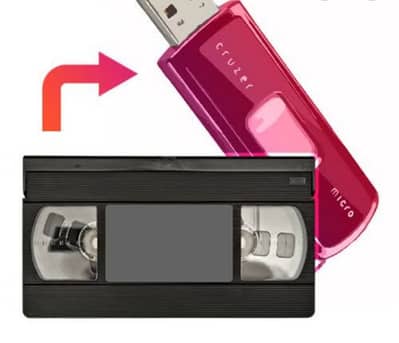 Convert old Vcr cassette into CD/ USB 1