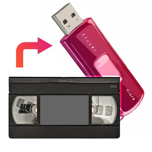 Convert your old VSH VCR Cassette Videos to USB/MOBILE 1