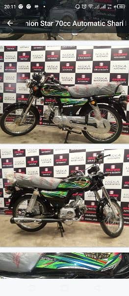 Union Star Fully Automatic Bike Available In Islamabad & Lahore 2