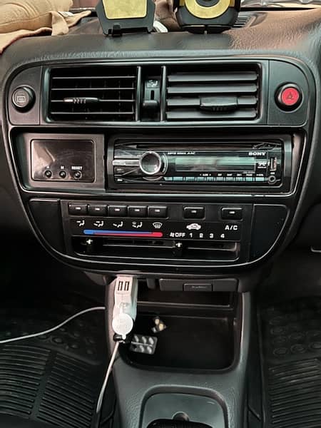 Honda civic 96-2001 dashboard clock and steering wheel 5