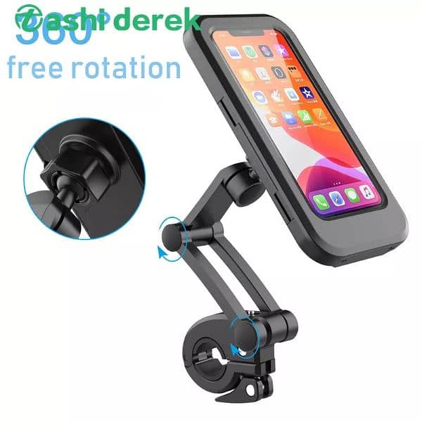 Motorbike Waterproof Mobile Holder Mount 0