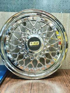 BBS Special Edition Wheel Cover Full Chrome -13 &14 inches. . .