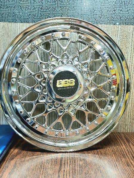 BBS Special Edition Wheel Cover Full Chrome -13 &14 inches. . . 0