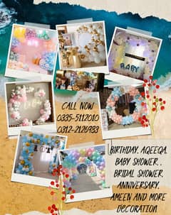 birthday party and all event planner