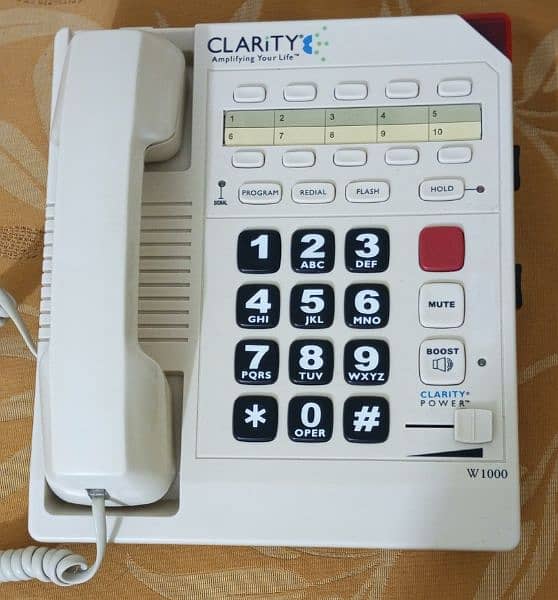 Landline CLARITY Telephone set W1000 0