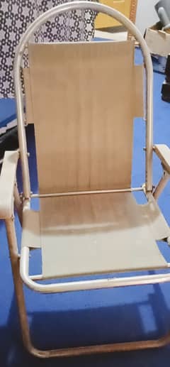 2 metal foldable chairs urgent sale