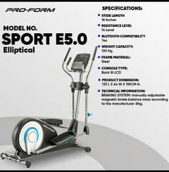 Proform USA Elliptical Sports E5.0

Fitness Machine