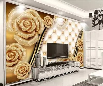 Wallpaper wall murals 3D wall pictures and pvc wall panels available 5